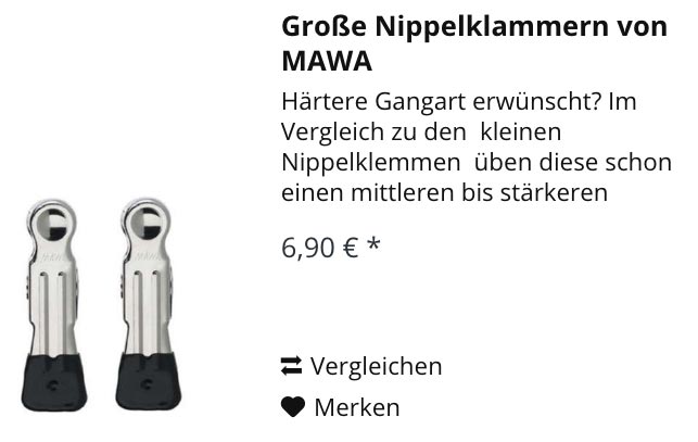 Große Nippelklemmen von MAWA